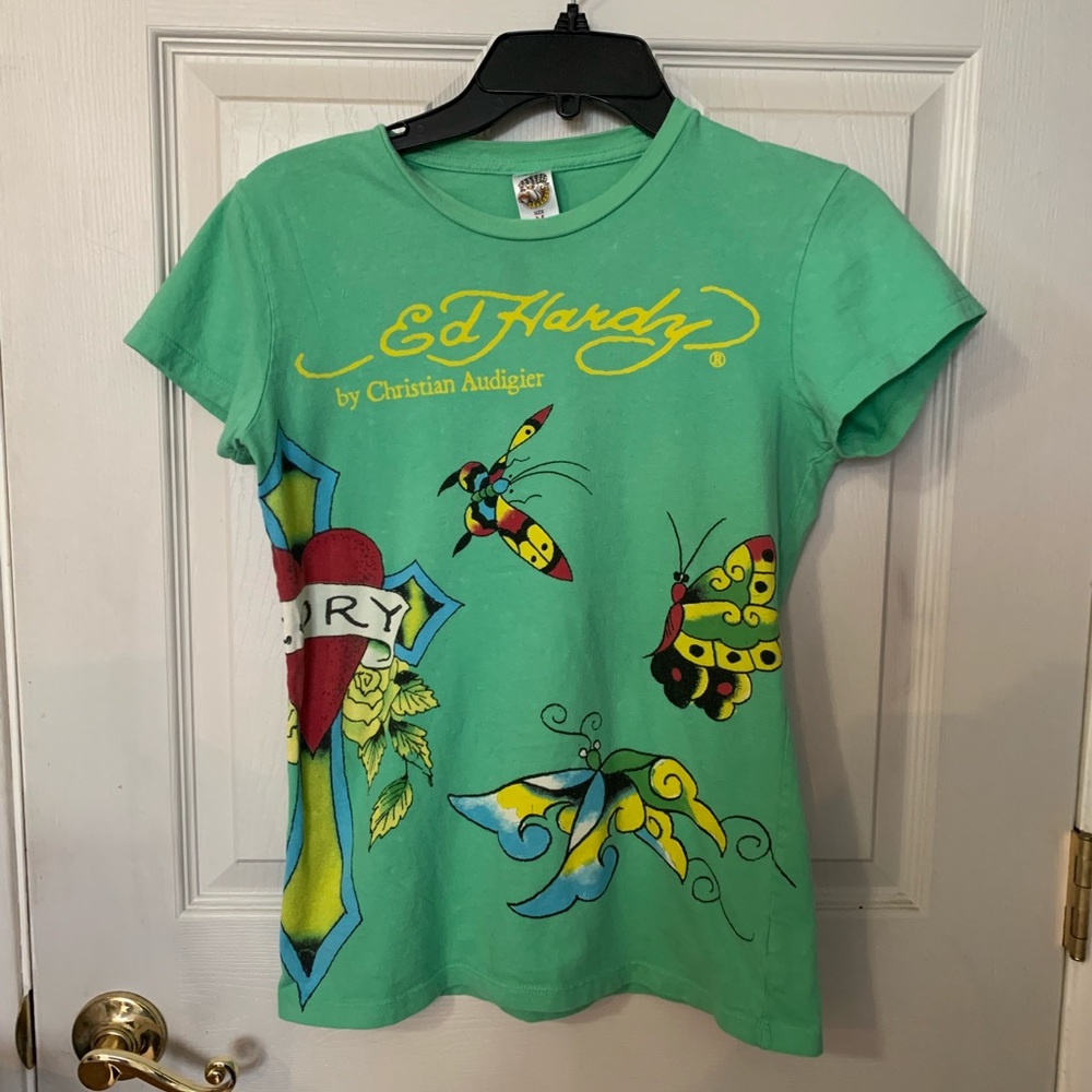 Ed Hardy by Christian Audigier T shirt size M